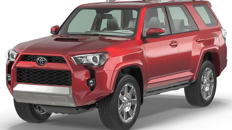Toyota 4Runner 2015 3D model preview