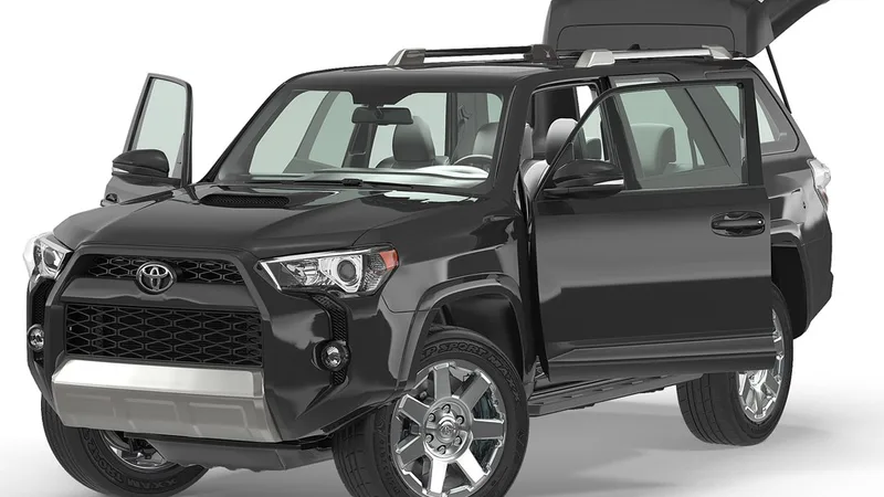 Toyota 4Runner 2015 Rigged 3D Model 3D model preview