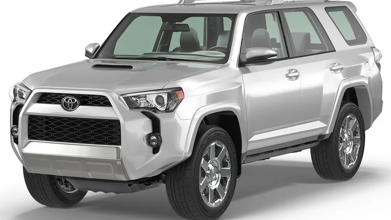 Toyota 4Runner 2015 Simple Interior 3D model preview