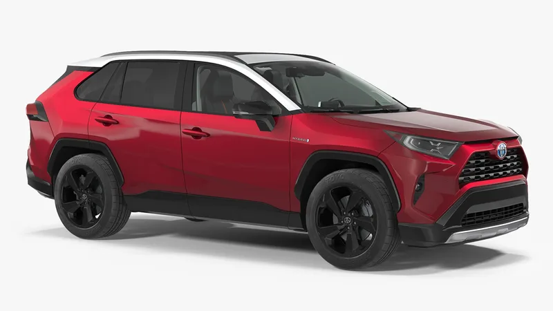 Toyota RAV4 Hybrid 2019 3D model preview