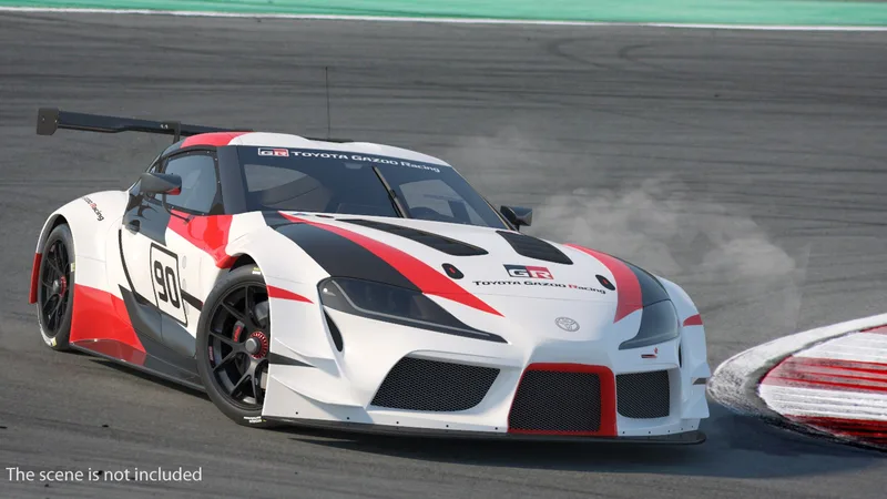 Toyota Supra Gazoo Racing Concept 3D model preview