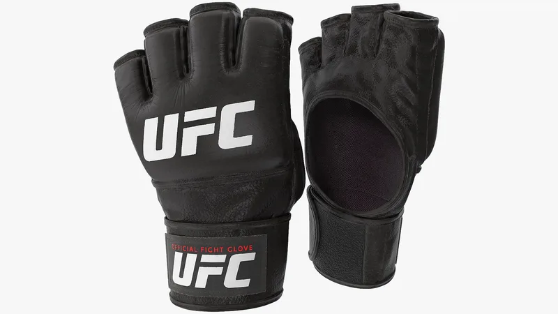 UFC Official Leather Fight Gloves 3D model preview