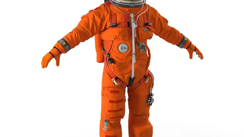 US Advanced Crew Escape Suit ACES 3D model preview