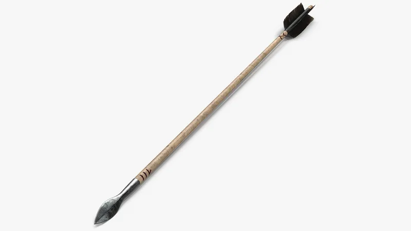Viking Arrow 3D model preview