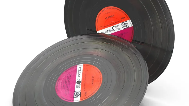 Vinyl 3D model preview
