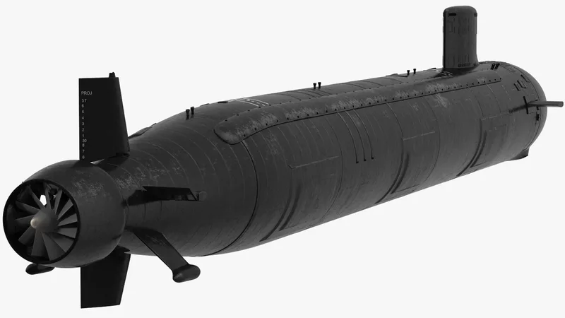 Virginia class Submarine SSN-774 3D model preview