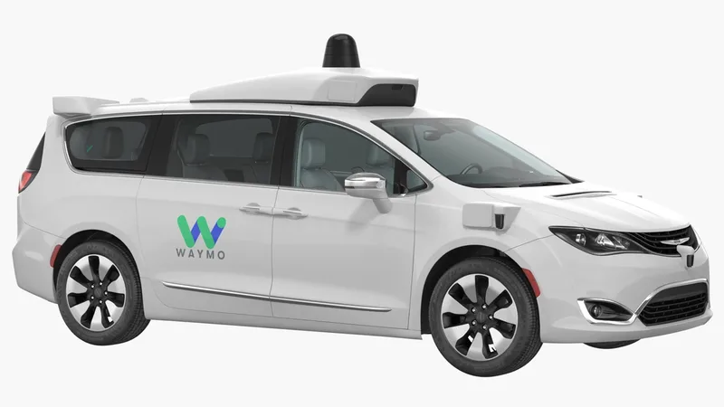 Waymo NAIAS 3 Self Driving Car 3D model preview