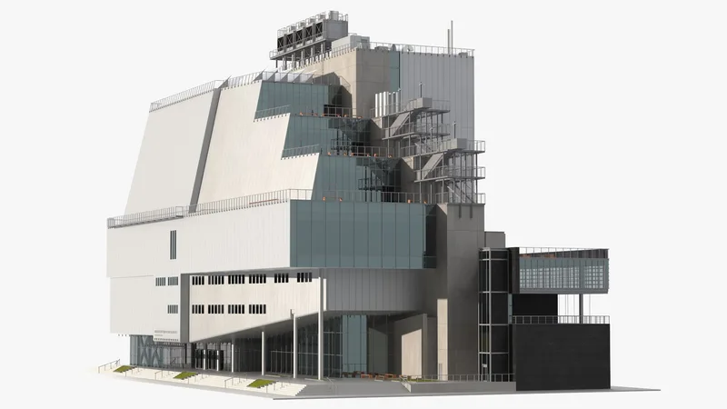 Whitney Museum of American Art 3D model preview